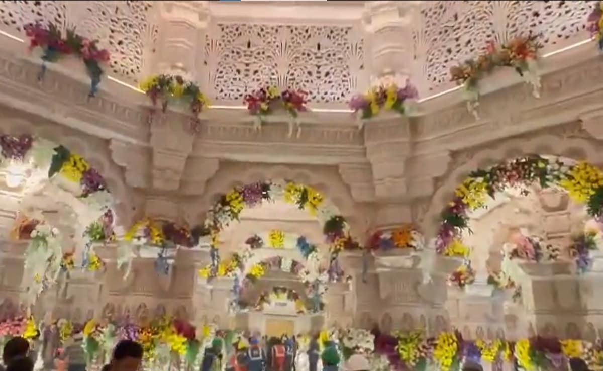 Watch: Sneak Peek Into Ayodhya's Ram Temple Ahead Of Grand Opening